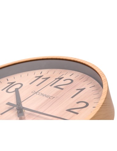 Reloj q-connect de pared de plastico redondo...