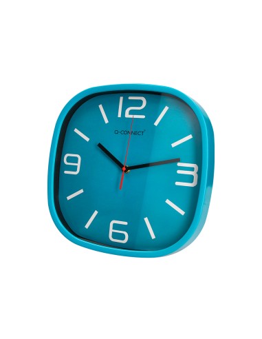 Reloj q-connect de pared de plastico redondo 30...