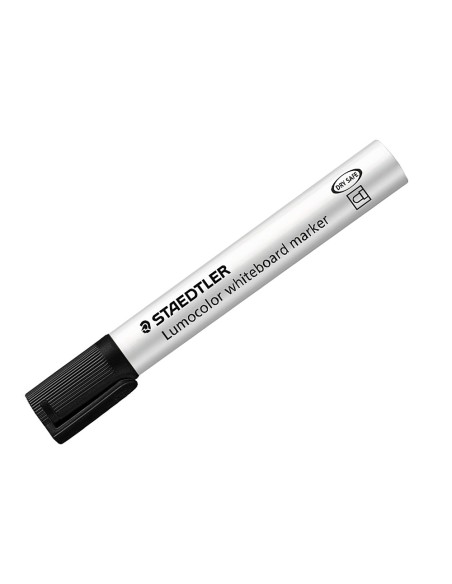 Rotulador staedtler lumocolor 351 para pizarra blanca punta redonda 2 mm recargable color negro