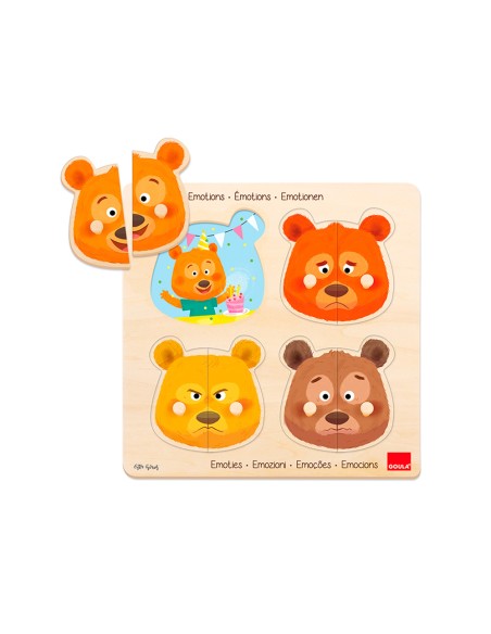 Puzle goula emociones 8 piezas