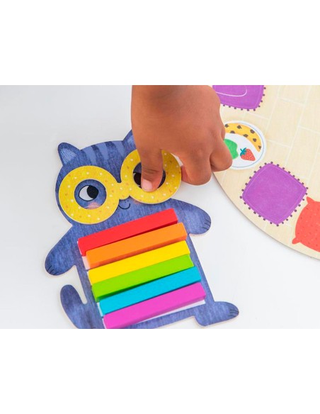 Juego goula didactico vestirse de colores