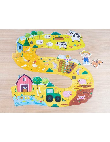 Puzle goula xxl granja 18 piezas