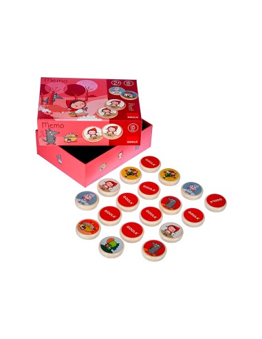 Juego goula didactico memo caperucita roja