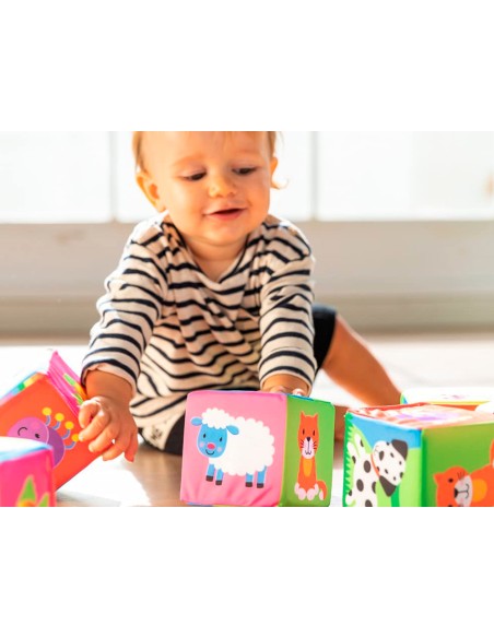 Juego diset de mesa bloques blanditos