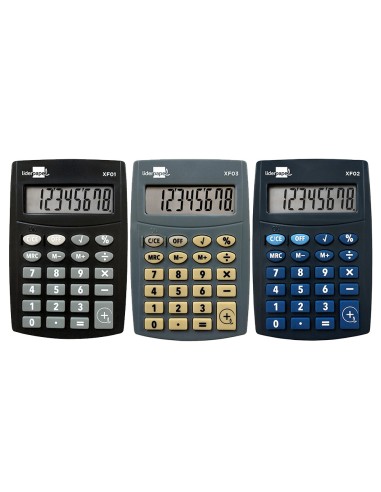 Calculadora liderpapel bolsillo xf04 8 digitos...