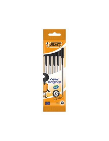 Boligrafo bic cristal original tinta negra...