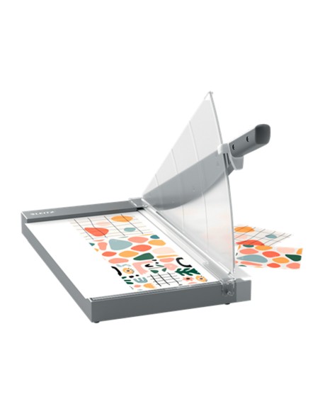 Cizalla de palanca leitz precision office pro a3 base cristal longitud corte 457 mm capacidad de corte 25 hojas