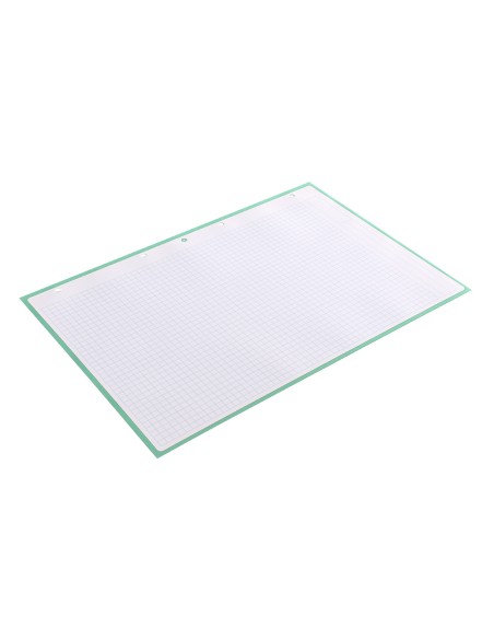 Recambio antartik a4 80 hojas 90gr cuadro 5 mm 4 taladros 1 banda marco color menta