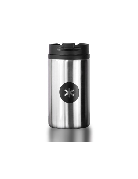 Vaso antartik acero inoxidable con tapa dosificador de seguridad y base acolchada 290 ml color plata