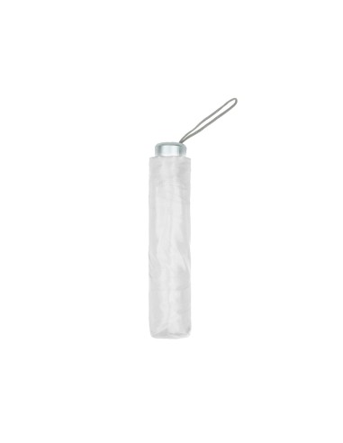 Paraguas plegable blanco de poliester 96 cm de...