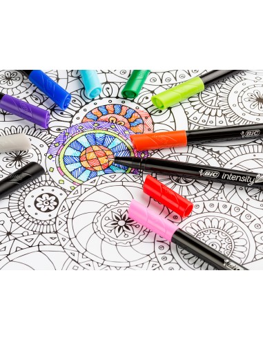 Rotulador bic intensity fine punta de fibra 0,4...