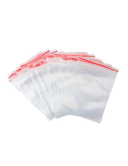 Bolsa plastico autocierre q-connect 275x450 mm paquete de 100 unidades