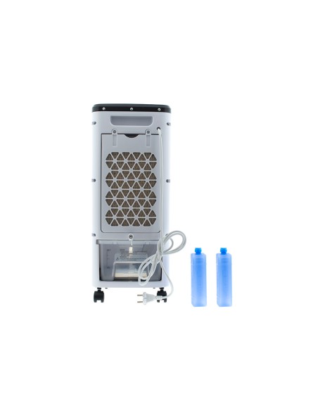 Climatizador humidificador frio jocca 3 velocidades y 3 modos auto ajuste aspas deposito 3 l 600x260x280 mm