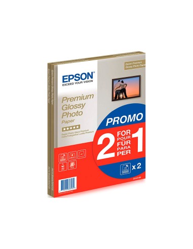 Papel fotografico epson premiun glossy photo...