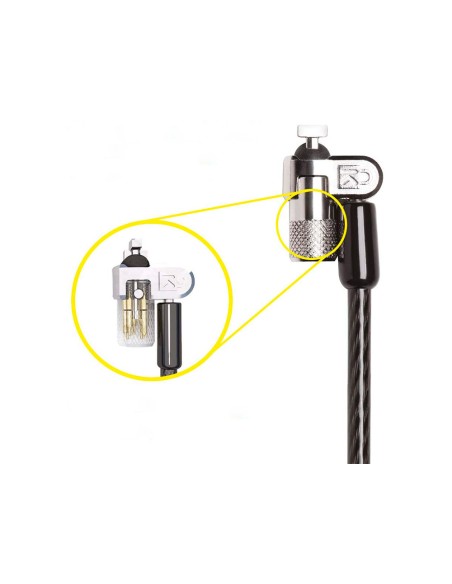 Candado kensington con llave microsaver 2.0 para ordenadores portatiles