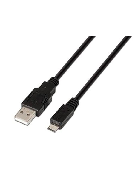 Cable usb nanocable 2.0 tipo a/m-micro usb b/m color negro longitud 1,8 m