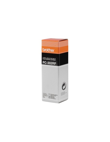 Repuesto fax brother pc302rf de transferencia termica duracion 235 paginas pack de 2 unidades
