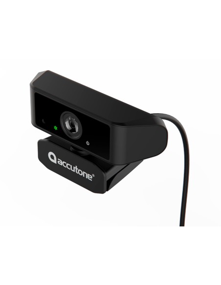 Camara webcam accutone ze-theia true hd conexion usb 1920x1080 con tripode usb 2.0