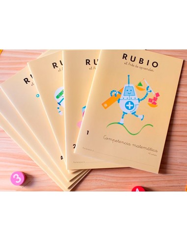 Cuaderno rubio competencia matematica 5