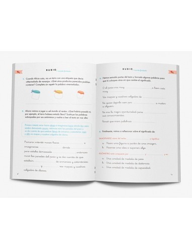 Cuaderno rubio competencia lectora 5 mundo...