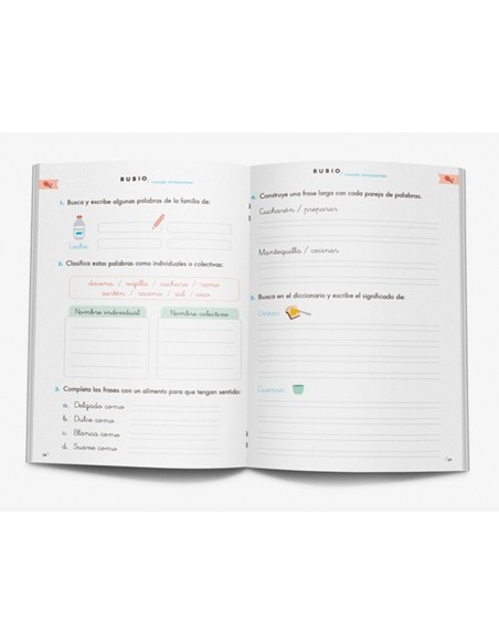 Cuaderno rubio competencia lectora 1 mundo sensaciones