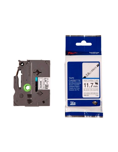Cinta brother hse 231 termoretractible 11,7 mm...
