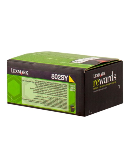 Toner laser lexmark 80c2sye amarillo 2000 paginas