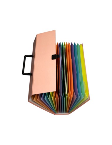 Maletin exacompta aquarel con fuelle carton...
