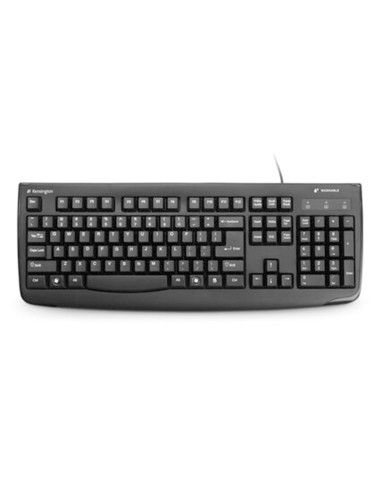 Teclado kensington pro fit lavable 104 teclas...