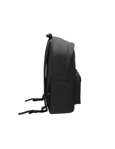 Mochila antartik con asa y bolsillos con cremallera color negro 310x160x410 mm