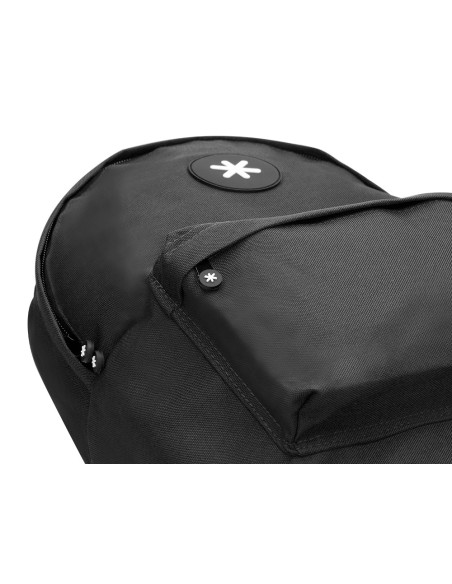 Mochila antartik con asa y bolsillos con cremallera color negro 310x160x410 mm