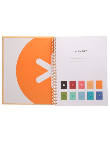 Cuaderno espiral a4 micro antartik tapa...