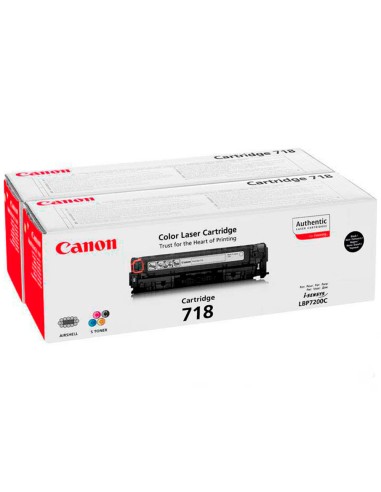 Toner canon 718b lbp7680 lbp7200 mf8300 pack negro