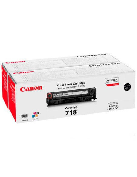 Toner canon 718b lbp7680 lbp7200 mf8300 pack negro