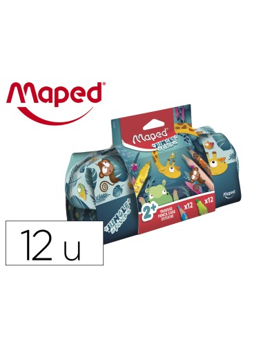 Bolso escolar portatodo maped ungle fever con...