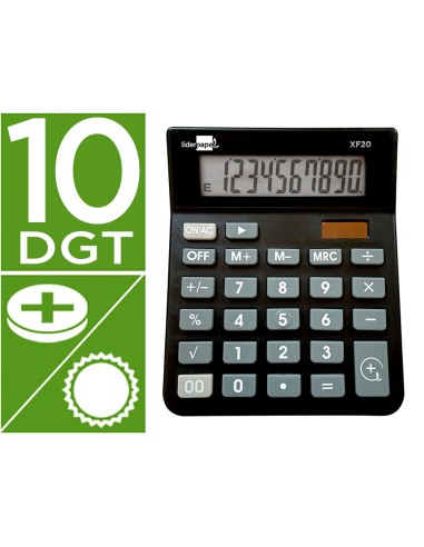 Calculadora liderpapel sobremesa xf20 10...