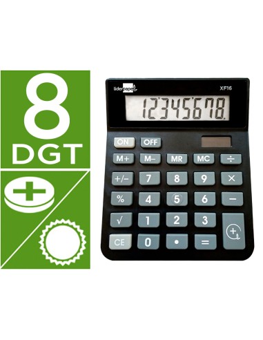 Calculadora liderpapel sobremesa xf16 8 digitos...