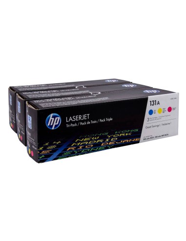 Toner hp n 131a pack 3toner cian/magenta/amarillo