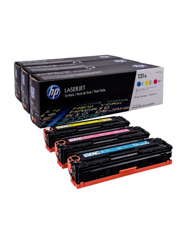 Toner hp n 131a pack 3toner cian/magenta/amarillo