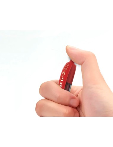 Boligrafo pilot g-2 rojo tinta gel retractil...
