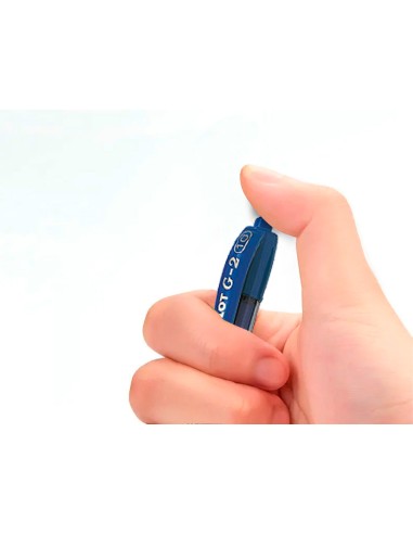 Boligrafo pilot g-2 azul tinta gel retractil...