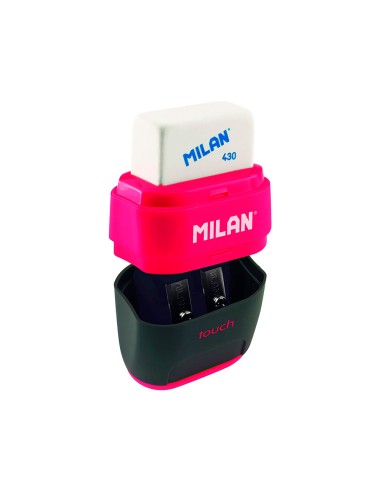Sacapuntas milan compact touch duo plastico 2...