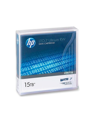 Cinta datos hp lto ultrium 7 supl 15 tb rw/1000...