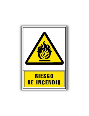 Pictograma archivo 2000 riesgo de incendio pvc...