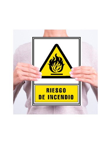 Pictograma archivo 2000 riesgo de incendio pvc...