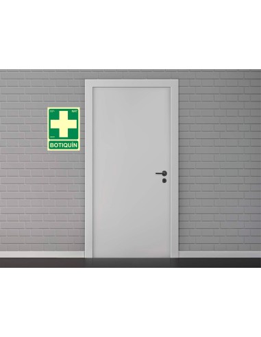 Pictograma archivo 2000 botiquin pvc verde...