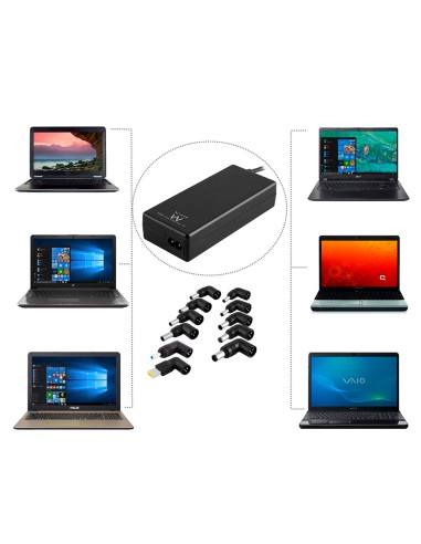 Cargador ewent automatico pequeño de notebook...