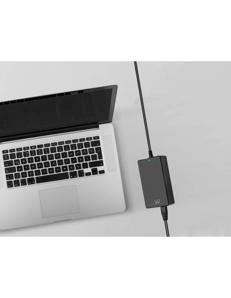Cargador ewent automatico pequeño de notebook de 90 w 11 tips