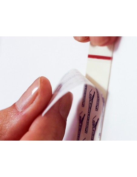 Tira adhesiva tesa doble cara powerstring transparente sujecion hasta 0,5 kg recambio blister de 9