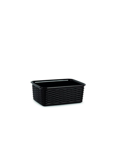 Bandeja plastico plasticforte nº 4 mimbre colores surtidos 120x165x65 mm